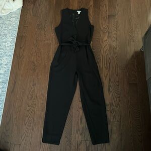 H&M Sleeveless Black Jumpsuit